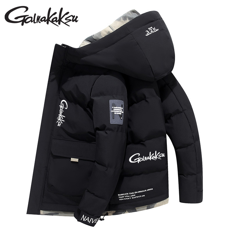 Winter Clothing Work - سميكة مقنعين سترة الصيد ، سترة