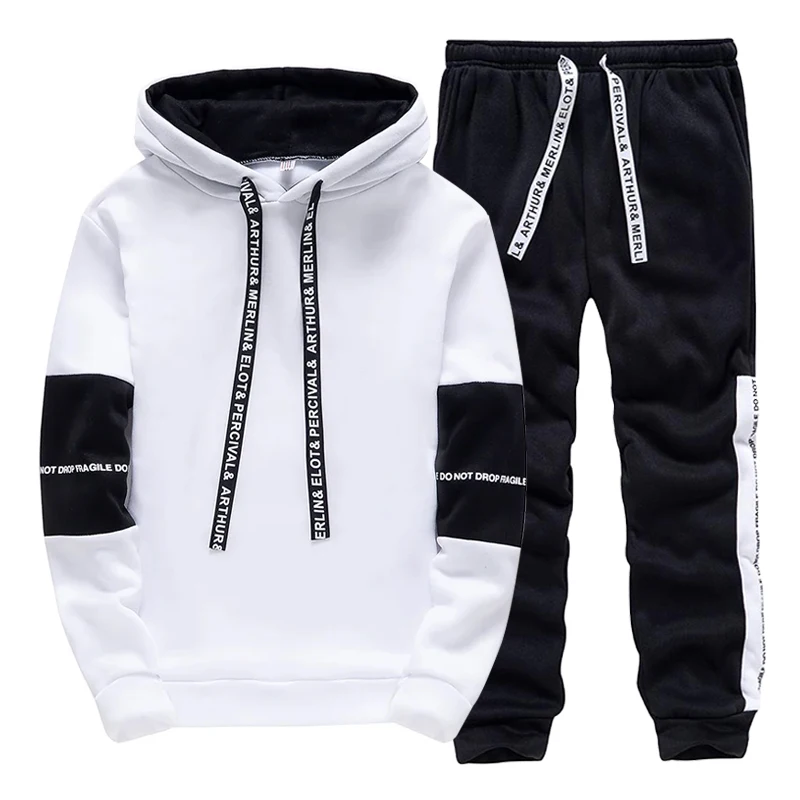 Winter Clothing Usa - بدلة رياضية للرجال، سترة كاجوال بقلنسوة