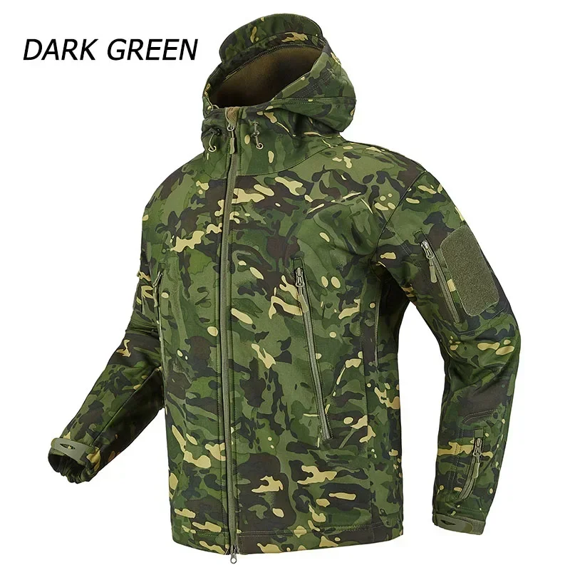 Windproof Jacket Softshell - الرجال M-5XL السترات السراويل سوفتشيل هوديي