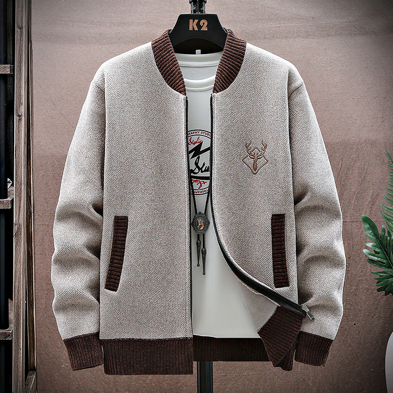 Winter Clothing Trends 2025 - الرجال سترة محبوك Sweatercoat 2025 الخريف