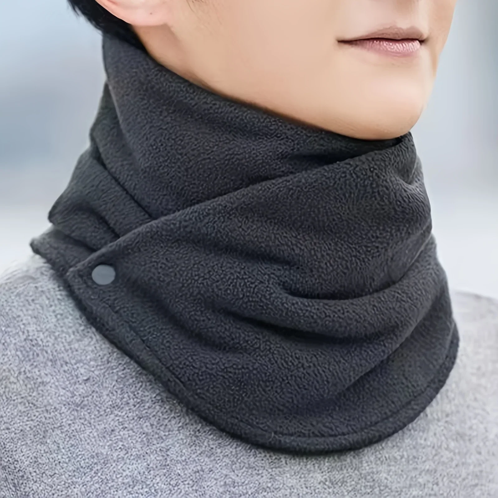 Neck Gaiter Fleece - جديد صوف الضأن للنساء الأوشحة شتاء