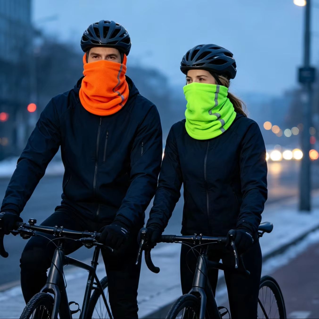 Neck Gaiter Fleece - الصوف الرقبة الجراب الرؤية عاكسة السلامة