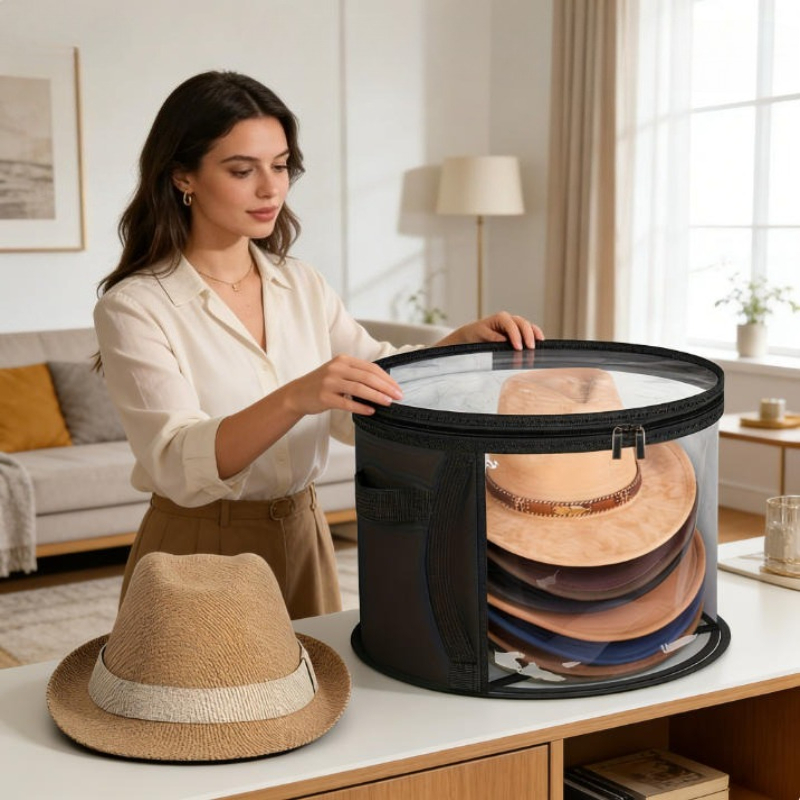 Winter Clothing Organizer - حقيبة تخزين قبعات الشتاء، منظم ملابس