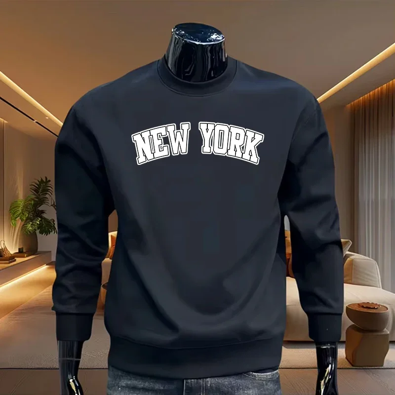 Winter Clothing New York - نيويورك مطبوعة الرجال البلوز عارضة جولة