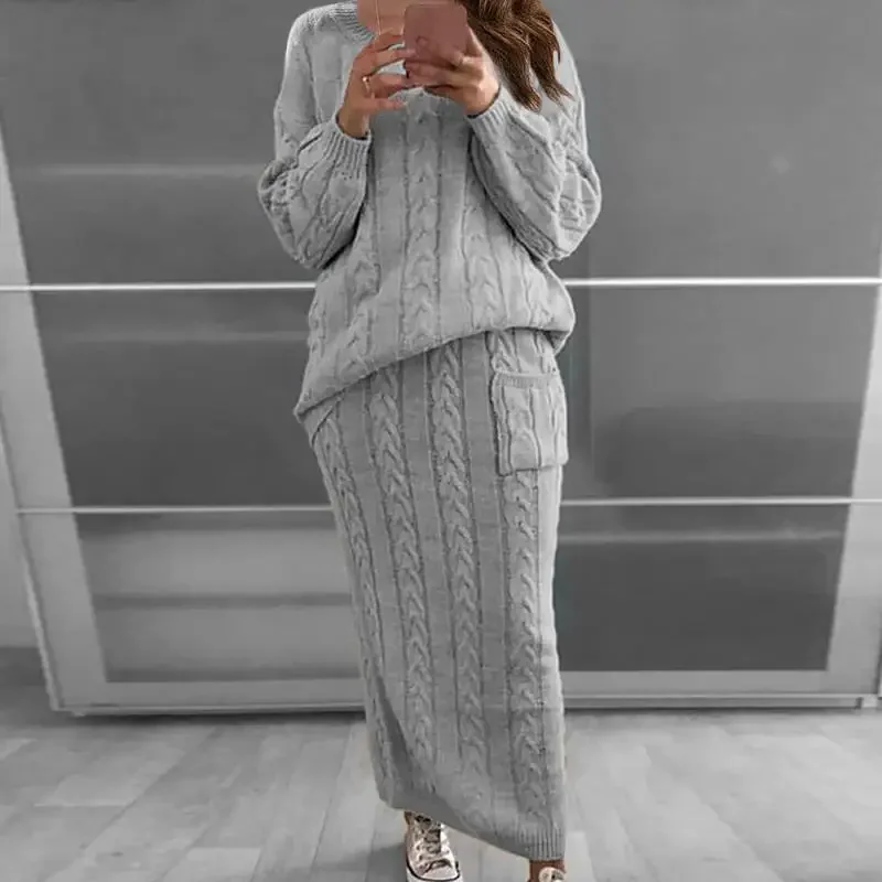 Winter Clothing Sales - سترة المرأة مجموعة الخريف والشتاء قطعتين
