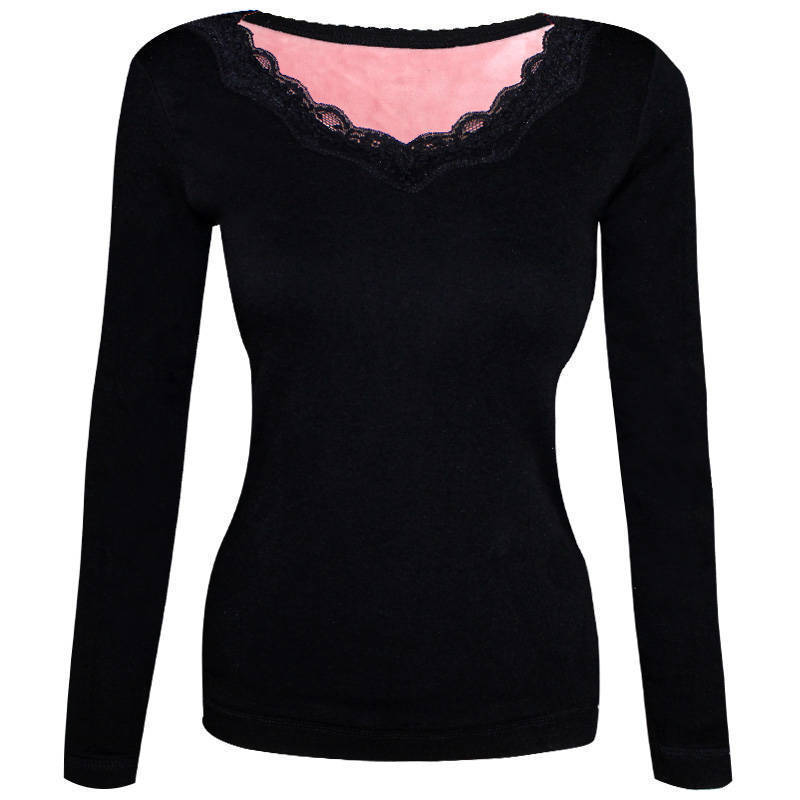 Winter Clothing Factory Outlet - السيدات الدانتيل الخامس الرقبة ملابس اخلية
