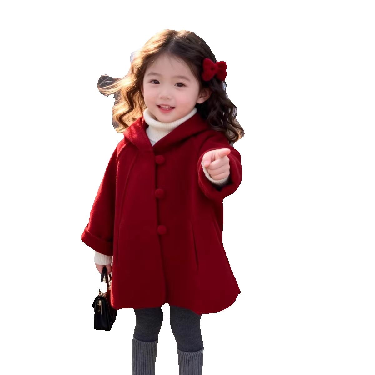 معطف صوف للفتيات، جديد لخريف و - مراجعة Winter Clothing For Toddlers وسعره