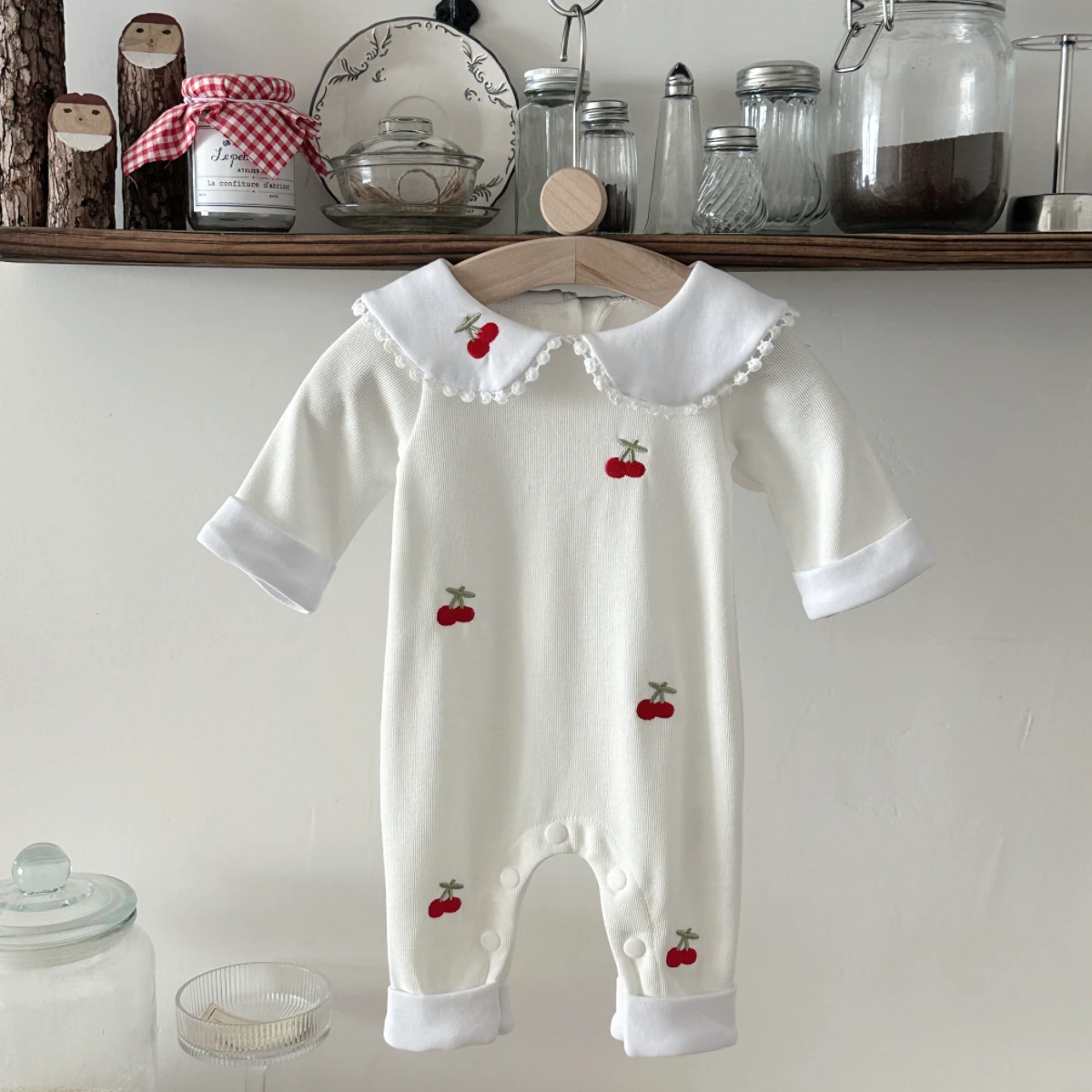 رومبير للأطفال مطرز بالكرز الح - مراجعة Winter Clothing Newborn وسعره