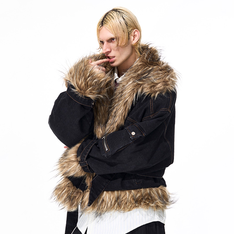 LUZHEN موضة شخصية فو الفراء ال - مراجعة Winter Clothing Trends 2025 وسعره