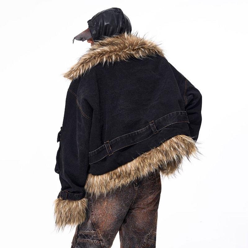 LUZHEN موضة شخصية فو الفراء ال - مراجعة Winter Clothing Trends 2025 وسعره