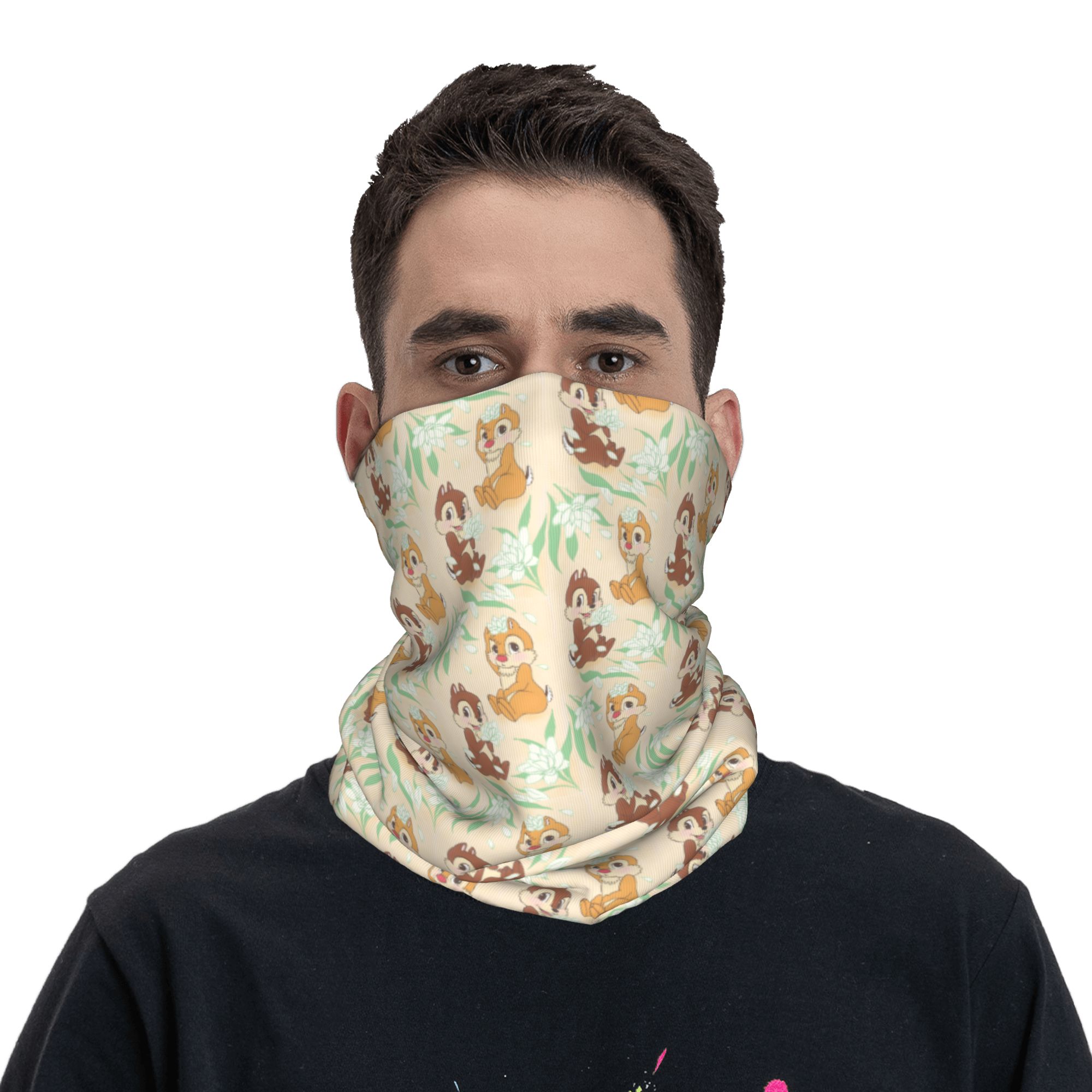 وشاح رقبة مخصص بتصميم شخصيات س - مراجعة Neck Gaiter Fleece وسعره