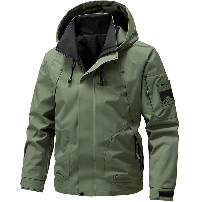 جاكيت رجالي مقاوم للماء بغطاء  - مراجعة Windproof Jacket Softshell وسعره