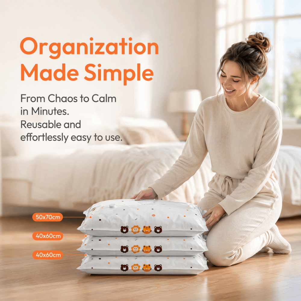 أكياس تخزين مفرغة من الهواء سم - مراجعة Winter Clothing Organizer وسعره