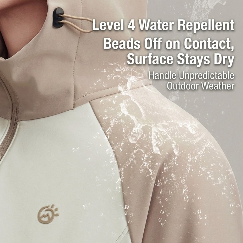 سترة نسائية متوسطة الطول بغطاء - مراجعة Windproof Jacket Softshell وسعره