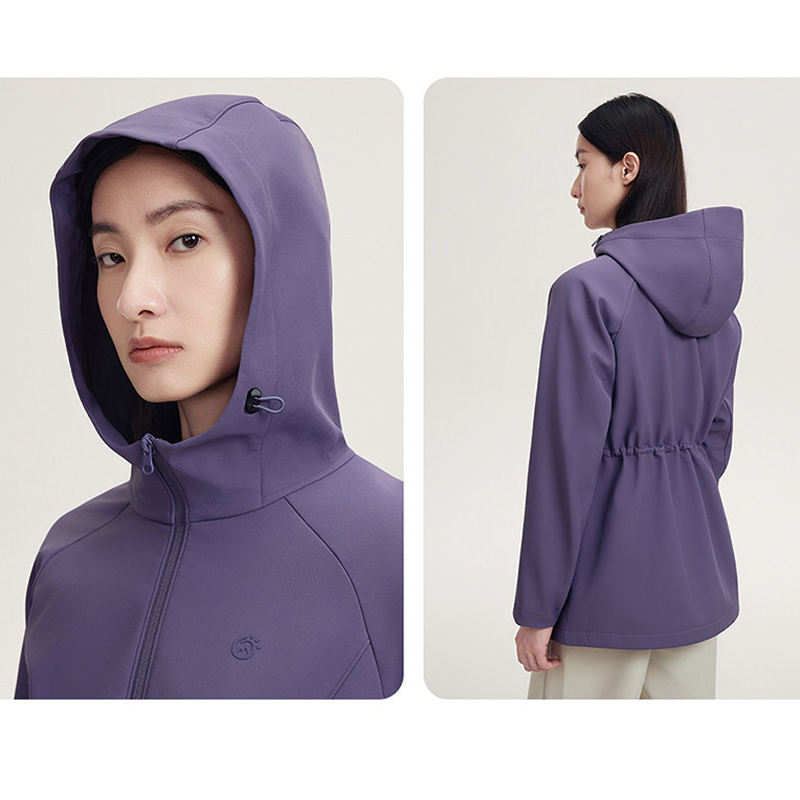 سترة نسائية متوسطة الطول بغطاء - مراجعة Windproof Jacket Softshell وسعره