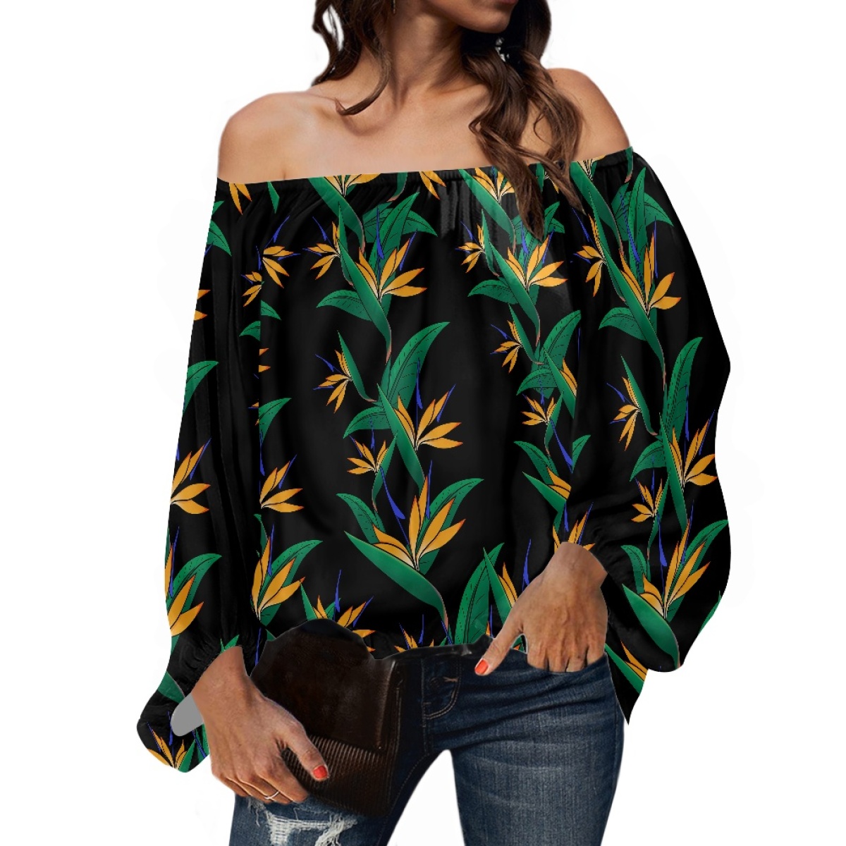 بلوزة شيفون أنيقة للسيدات بأكم - مراجعة Winter Clothing Ladies وسعره