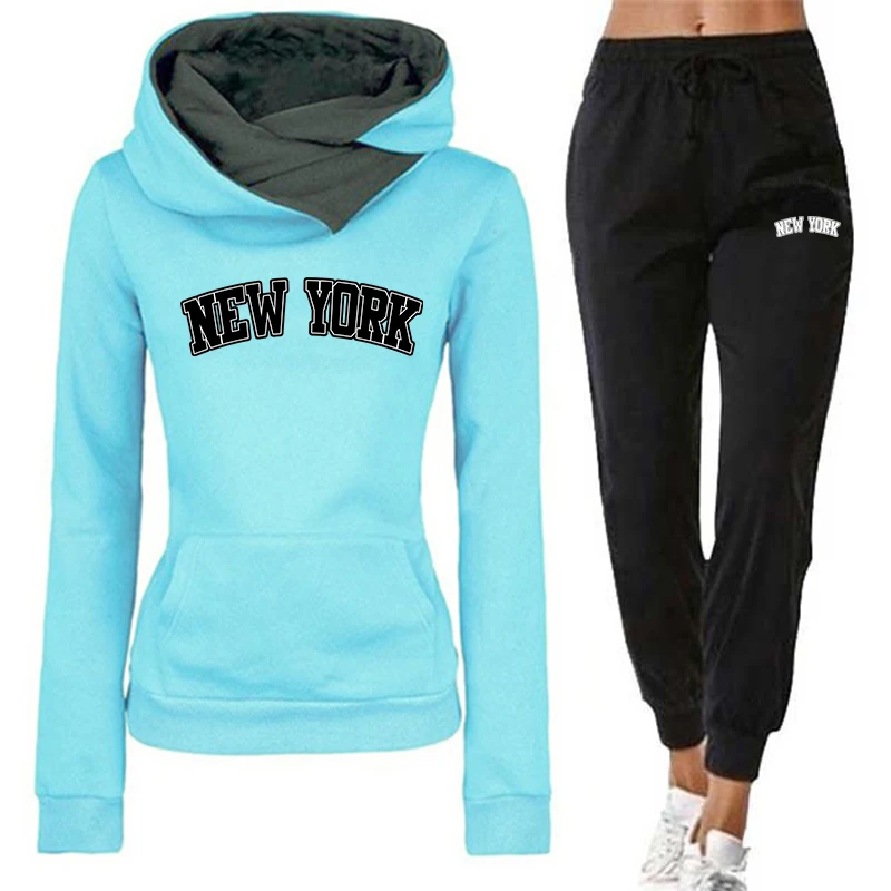 بدلة رياضية نسائية للخريف والش - مراجعة Winter Clothing New York وسعره