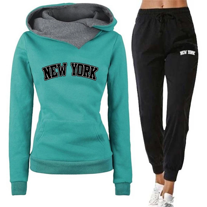 بدلة رياضية نسائية للخريف والش - مراجعة Winter Clothing New York وسعره