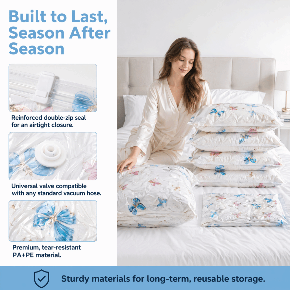 أكياس تخزين مفرغة الهواء سميكة - مراجعة Winter Clothing Organizer وسعره