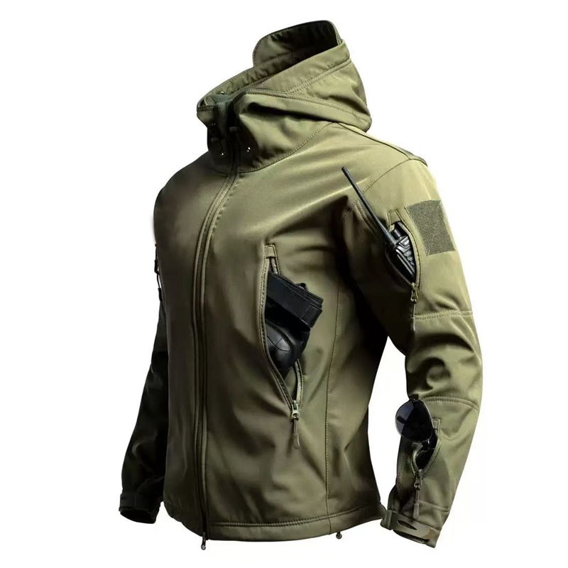 الرجال العسكرية التكتيكية الشت - مراجعة Windproof Jacket Softshell وسعره