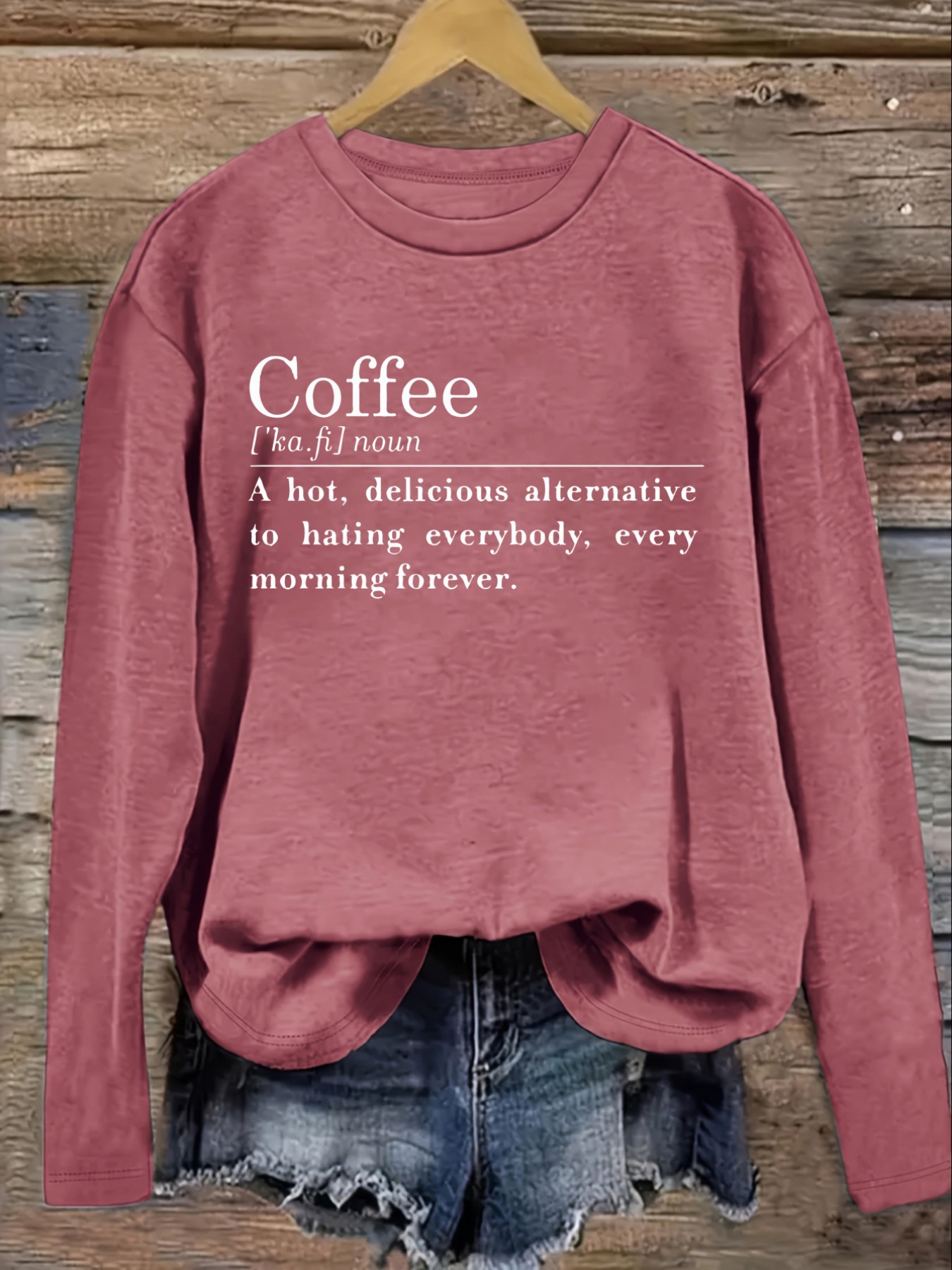 تي شيرت نسائي كاجوال بأكمام طو - مراجعة Winter Clothing Quotes وسعره