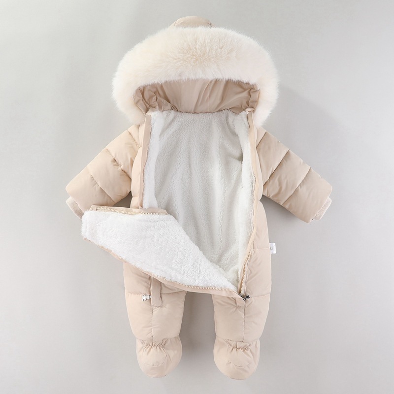الشتاء الوليد الطفل رومبير مع  - مراجعة Winter Clothing Newborn وسعره