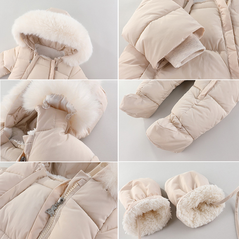 الشتاء الوليد الطفل رومبير مع  - مراجعة Winter Clothing Newborn وسعره