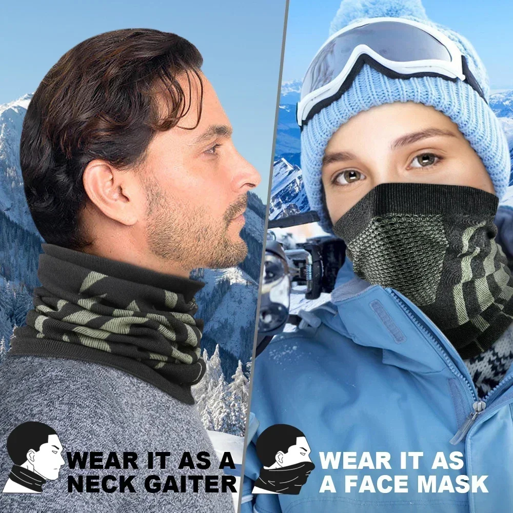 الشتاء حلقة أنبوب لينة باندانا - مراجعة Neck Gaiter Fleece وسعره