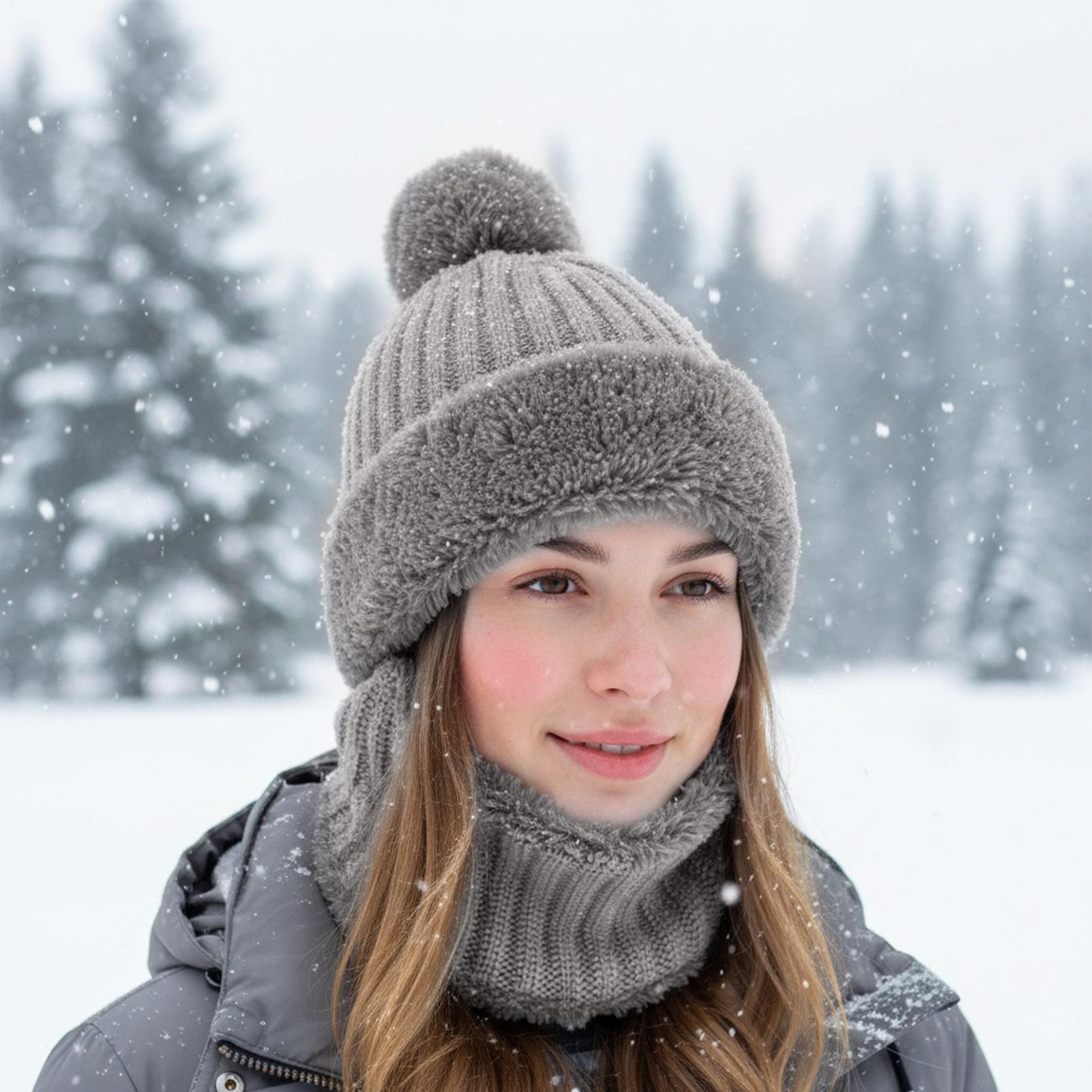 قبعات الشتاء للنساء قبعة الطقس - مراجعة Neck Gaiter Fleece وسعره
